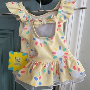 NWT Little Me tutu tankini